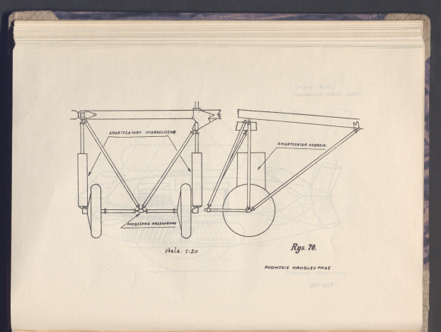 Ein Buchumschlag mit einer detaillierten Zeichnung eines Fahrzeugs mit beschrifteten Komponenten und begleitendem Text.